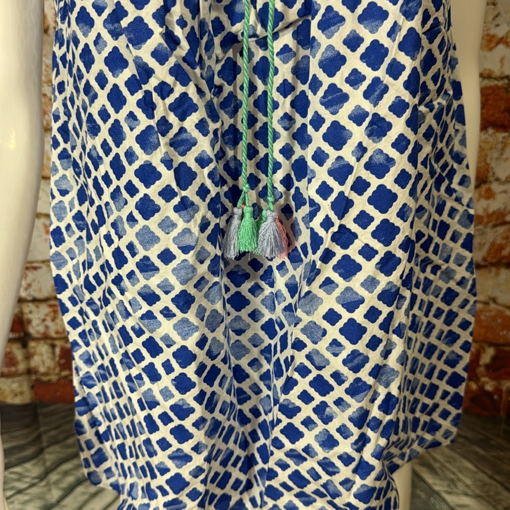 Matilda Jane Blue Wandering Waters Smocked Top View 5